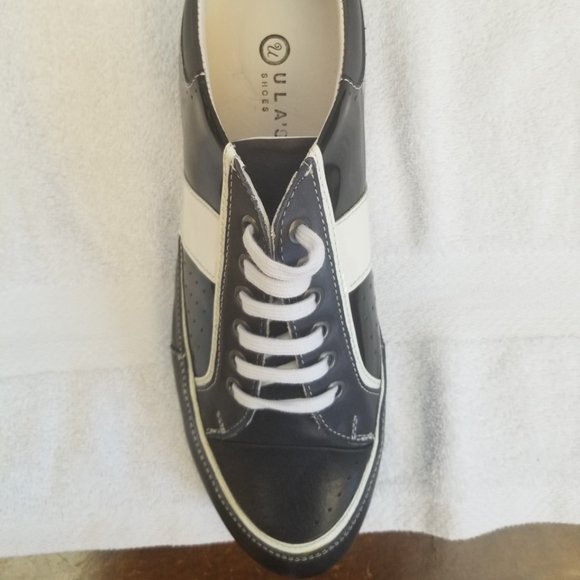 Mens brand new leather blue/white runners. - Picture 7 of 9